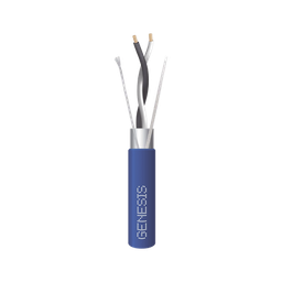 [3320-2106] Bobina de 305 Metros (1000 Pies) / Cable 2 x 22 AWG / Color Azul / Blindado / Plenum / Trenzado para Aplicaciones de Transmisión de Datos a Alta Velocidad para Automatización, EIA-485, BACnet y Otros Sistemas de Comunicación | 3320-2106
