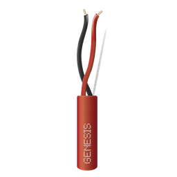 [4311-1104/1000] Bobina de 305 Metros (1000 Pies) / Alambre de Cobre / 2 x 16 AWG / Riser / Tipo FPLR, CL3R, C (UL) FT4 / Color Rojo / Para Aplicaciones en Sistemas de Detección de Incendio y Sistemas de Evacuación | 4311-1104/1000