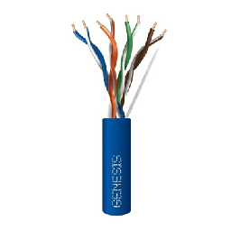[6360-1106/1000] Bobina de Cable de 305 Metros (1000 Pies) / UTP Cat6 Riser / Color Azul / UL, CMR, Probado a 350 MHz / Para Aplicaciones de CCTV, Redes de Datos IP Megapixel / Control RS485 | 6360-1106/1000
