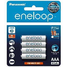 [BK4MCCE4BT6] Batería Recargable AAA 1.2V ENELOOP / Ni-HM / Paquete de 4 Baterías | BK4MCCE4BT6