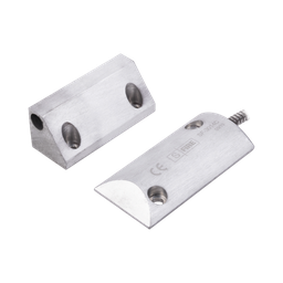 [SF-3014-C] Contacto Magnético para Piso, Salida Dual NC/NA, GAP 65mm, Cubierta de Aluminio con 55cm de Cable Blindado | SF-3014-C