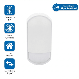 [FLX-S-ST] Detector de Movimiento Pasivo /  FlipX Standard detector PIR para interior con lente giratoria | FLX-S-ST