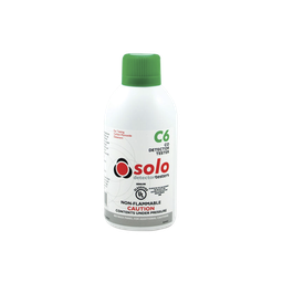 [SOLO-C6] Lata De Gas De Monóxido De Carbono (CO) Genuino Para Prueba De Detectores De CO, Uso Manual o En Dispensadores SOLO-330/SOLO-332, Listado UL | SOLO-C6