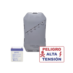 [SYSNGHS-KIT] KIT deEnergizador 12,000Volts - .5 Joules / 500 Mts Lineales de Protección / Cercas Electrificadas / Llavero Incluido | SYSNGHS-KIT