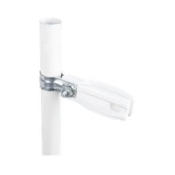 [SFABRAZADERA1PW] Aislador de paso o esquina de color BLANCO con abrazadera incluida de 1 Pulgada para uso en poste cerco eléctrico | SFABRAZADERA1PW