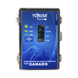 [SYSGAN25K] Energizador para Ganado 10,000Volts-2JOULES/ 25,000 metros lineales de protección / Cercas Electrificadas | SYSGAN25K