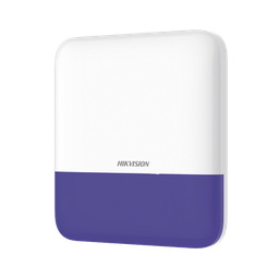 [DS-PS1-E-WB/B] (AX PRO) Sirena Inalámbrica con Estrobo Azul para Exterior IP65 / 110 dB | DS-PS1-E-WB/B