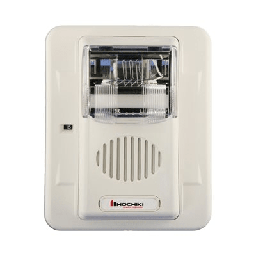 [HEC3-24WW] Sirena Estrobo, 24 Vcd, Multi-Candela 15 hasta 110 cd, Montaje En Pared, Color Blanco, Serie HEC3 (0500-06030) | HEC3-24WW