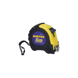 [SYS-B122081] Flexometro anti impacto de 5 metros, cinta ancha con boton de freno. | SYS-B122081