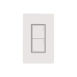 [RRSTW2BSW] (RadioRa3) Botonera Sunnata Blanco 2 escenas para Radio RA3, programe escenas diferentes en cada botón. | RRSTW2BSW