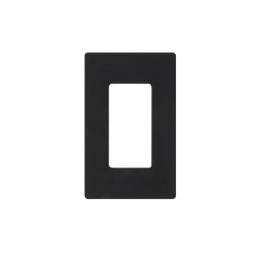 [CW1BL] Tapa Color Negro para interruptor o dimmer Lutron, 1 gang, limpio y moderno | CW1BL