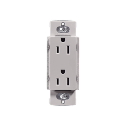 [CAR15GRS] Tomacorriente 125V 15A resistente a manipulaciones. | CAR15GRS