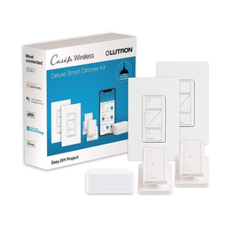 [PBDGPKG2W] (Caseta Wireless) Kit Hub controlador, 2 atenuadores, 2 controles remotos, 2 base mesa y 2 tapas. | PBDGPKG2W