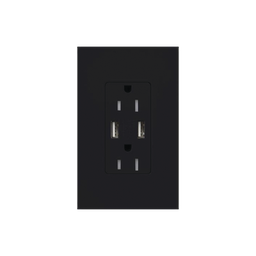 [SCR15UBTRMN] Tomacorriente 15A,con salida de carga USB | SCR15UBTRMN