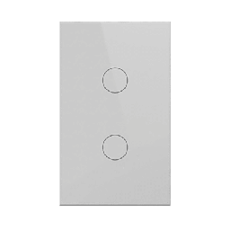 [SHS312Z] (ZigBee) Apagador switch inalámbrico ZigBee . Cable Neutro Opcional, control de 2 regresos de carga, 110V | SHS312Z
