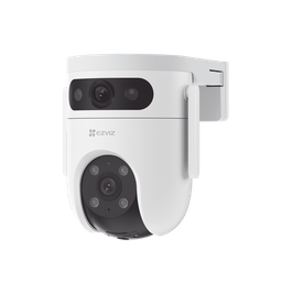 [CS-H9C/6MP] Cámara PT Doble Lente / 6 Megapixel (3MP+3MP) / IA Detección Humana y Vehiculo / Vision Nocturna a Color / Vista Simultánea de camara PT y Cámara Fija / Proteccion IP65 / Audio Bidireccional | CS-H9C/6MP