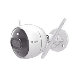 [C3X] Bala IP 2 Megapíxel / Wi-Fi  / Doble Lente / COLORES EN OSCURIDAD / Deteccion de Personas o Vehículos  / Cruce de Línea / Intrusión a un área / Audio de dos vías / Luz Estroboscópica / Sirena / MicroSD | C3X