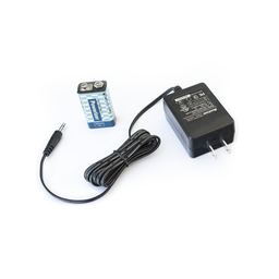 [9VBCV2] Cargador y batería recargable de 9 Vcc para detector portátil RANGER1000 / RANGER15000 | 9VBCV2