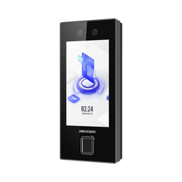[DS-K1T344MBFWX-E1] Terminal Facial Min Moe con LECTOR DE HUELLAS y Tarjetas MIFARE / 3000 Rostros / 3000 Huellas / Pantalla 4.5" / Administrable en la Nube con Hik-Connect Teams  / Exterior IP65  / PoE / WiFi / HIK-IA / SIP Estandar | DS-K1T344MBFWX-E1