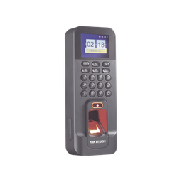 [DS-K1T804AEF] Biométrico WiFi de Acceso y Asistencia Compatible con APP Hik-Connect (P2P) / Soporta Biometrico Esclavo RS-485 / Lectura de Huella y Tarjetas EM / TCP/IP / 150,000 Eventos / Relevador para Chapa y Reportes de Asistencia | DS-K1T804AEF
