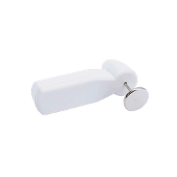 [T010/W] Paquete de 100 Tags AM Para Ropa, Tipo Mini, Color Blanco | T010/W