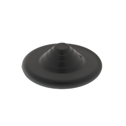 [T004B] Paquete 100 pzas Tags / Para ROPA / Tipo Mini UFO / Negro | T004B