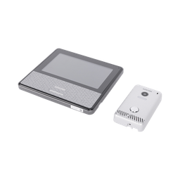 [KCVS701IP2WB] KIT DE VIDEOPORTERO IP COLOR NEGRO / Apertura con app / Súper elegante / Monitor WIFI / Alimentación 110vca | KCVS701IP2WB