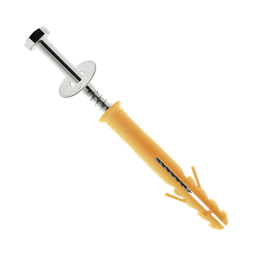 [AC-4TOR] Tornillo P / Tope Estacionamiento / Reductor D / Velocidad / 12 Cm / Con Arandela / Taquete D / Plastico. | AC-4TOR