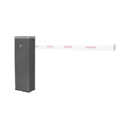 [XBS-5003-R] Barrera Vehicular Derecha / Soporta Brazo de Hasta 5.5 m / Final de Carrera Ajustable Por Programación / Movimiento fluido / Diseño Elegante Color Gris / Con Corona Led Semaforizada | XBS-5003-R
