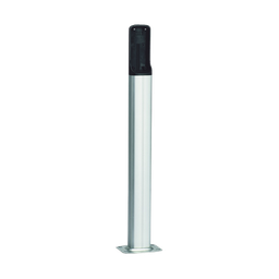 [001-DIR-CG] Base de PVC para fotoceldas CAME, Color Plata, Altura de hasta 500 mm | 001-DIR-CG