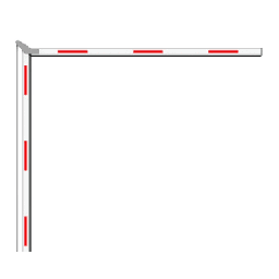 [366000400] Brazo Articulado 5 mts (2.5+2.5) para Barreras Hikvision Serie DSTMG520 / Requiere Enganche Articulado | 366000400