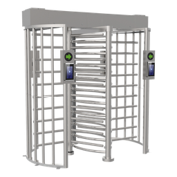 [DS-K3H4420-120/PG-DM60] Torniquete DOBLE (2 Carriles) de Cuerpo Completo Bidireccional / Exterior / Acero Inoxidable SUS304 / 30 Personas por Minuto / Compatible con Reconocimiento Facial (Terminal no Incluida) | DS-K3H4420-120/PG-DM60