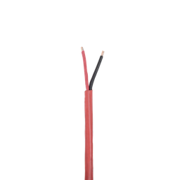 [4306-1104/1000] Bobina de 305 Metros (1000 Pies) de Alambre / 2 x 18 AWG / Riser / Tipo FPLR-CL3R, FT4 / Color Rojo / Para Aplicaciones en Sistemas de Detección de Incendio y Sistemas de Evacuación | 4306-1104/1000