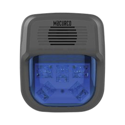 [HS-B-HORN] Sirena Estrobo Color Azul Para Paneles y Detectores Macurco | HS-B-HORN