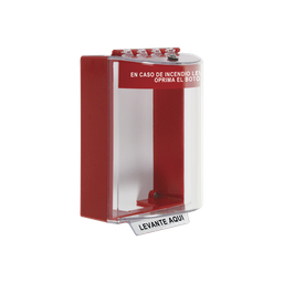 [STI-13210FR-ES] Cubierta Universal Transparente con Espaciador, Texto de Incendio en Español | STI-13210FR-ES