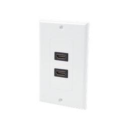 [LP-FP-091] Placa de Pared de 2 Puertos HDMI Hembra a Hembra | LP-FP-091