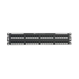 [NK6PPG48Y] Panel de Parcheo de Impacto 110, Plano, Categoría 6, de 48 Puertos, 2UR | NK6PPG48Y
