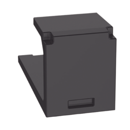 [CMBBL-X] Módulo de Tapa Ciega (Inserto Ciego), Mini-Com, Color Negro, 1 Pieza | CMBBL-X
