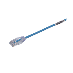 [UTP28SP10MBU] Cable de Parcheo TX6, UTP Cat6, Diámetro Reducido (28AWG), Color Azul, 10 Metros (32.81 Pies) | UTP28SP10MBU