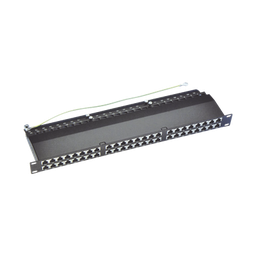 [LPPPCS6A48P] Panel de Parcheo de Impacto (110) Blindado de 48 Puertos Cat6A | LPPPCS6A48P