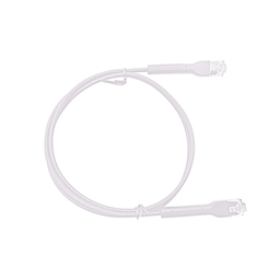 [LP-PSLIM-10WH] Mini Patch Cord Cat6 Ultra Slim 10 Metros (32.81 Pies) Blanco ? Ahorra Espacio sin Organizadores, con Bota Flexible | LP-PSLIM-10WH