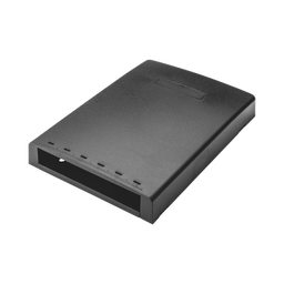 [CBXF6BL-AY] Caja de Montaje en Superficie, Con Accesorio para Resguardo de Fibra Óptica, Para 6 Módulos Mini-Com, Color Negro | CBXF6BL-AY