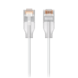 [UACC-CABLE-PATCH-EL-2M-W] Patchcord UniFi Etherlighting? de 2 Metros (6.56 Pies), hasta 10G / Soporta hasta PoE+++ / Conector RJ45 Transparente para Mejores Efectos de Luz con Switches USW PRO MAX | UACC-CABLE-PATCH-EL-2M-W