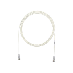 [UTP28SP1] Cable de Parcheo TX6, UTP Cat6, Diámetro Reducido (28AWG), Color Blanco Mate, 0.30 Metros (1 Pie) | UTP28SP1