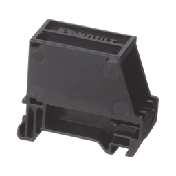 [CADIN1BL] Adaptador de 1 Puerto, Para Conectores Tipo Mini-Com, Montaje en Riel Din Estándar de 35 mm (1.38 pulgadas), Color Negro | CADIN1BL