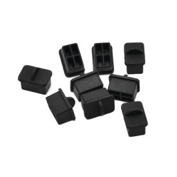 [LP-SFP] Bolsa con 25 Piezas de Protectores Anti-Polvo para Puerto SFP, Color Negro | LP-SFP