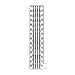 [M1-50] Bloque de Conexión S66, Capacidad de 50 Pares, Cat5e, Para Cable Sólido 22 a 26 AWG | M1-50