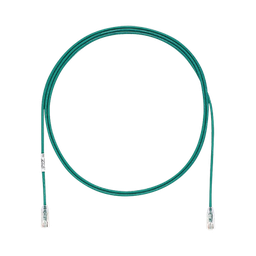 [UTP28SP7GR] Cable de Parcheo TX6, UTP Cat6, Diámetro Reducido (28AWG), Color Verde, 2.13 Metros (7 Pies) | UTP28SP7GR