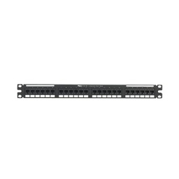 [NK5EPPG24Y] Panel de Parcheo de Impacto 110, Plano, Categoría 5e, de 24 Puertos, 1UR | NK5EPPG24Y