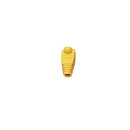 [LP-PG8-025-YE] Bota Plástica para Protección de Plug RJ45, Color Amarillo | LP-PG8-025-YE